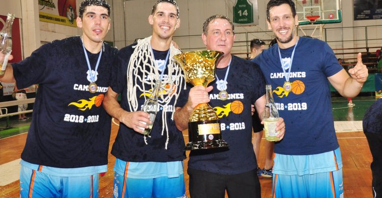 Facundo Toledo, Oscar Cabrera, Gustavo Rossotto y Leandro Conti