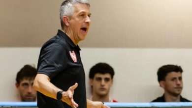 El entrenador Sebastián González