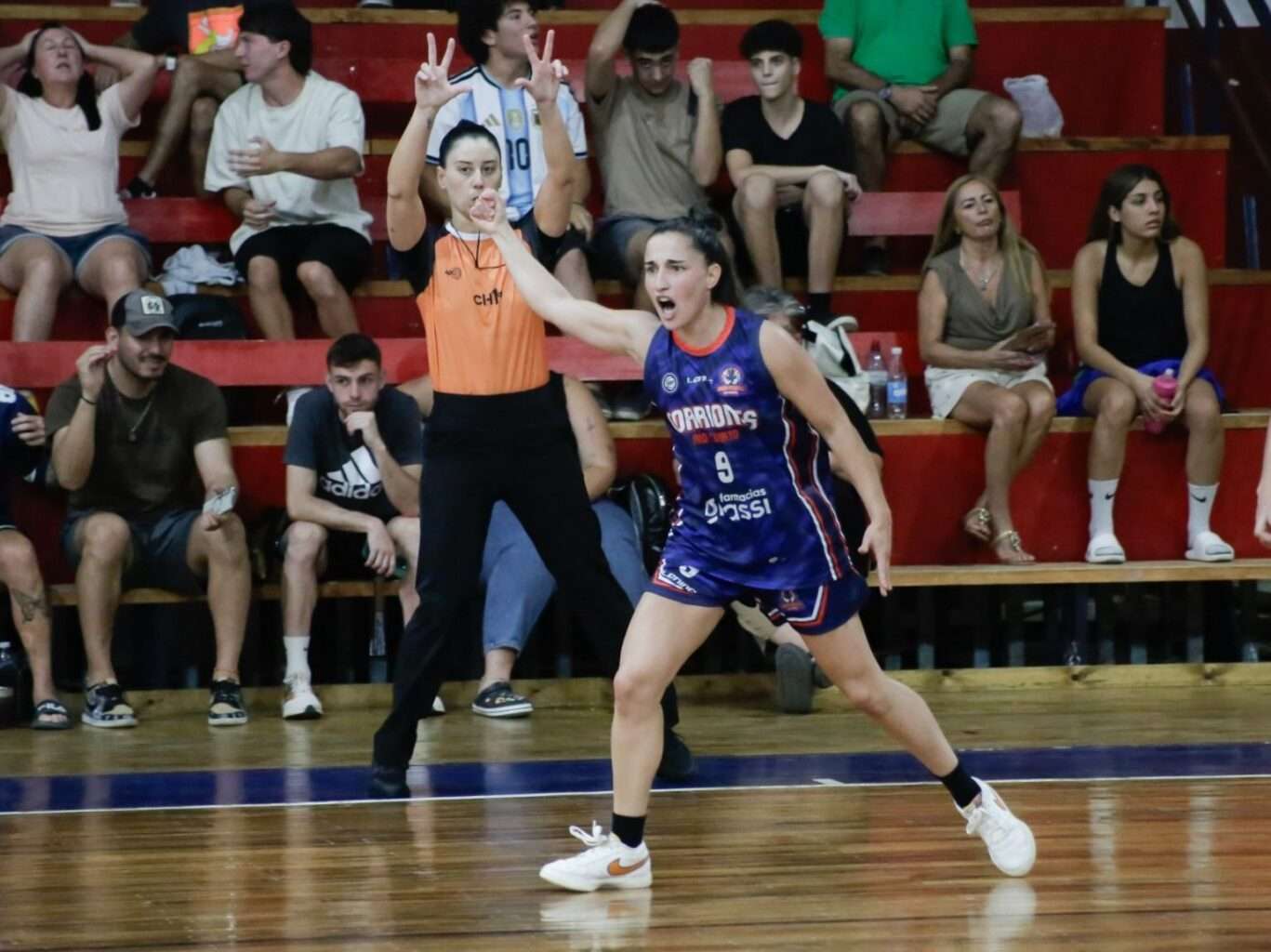 Joaquina Gregorio metió 24 puntos, 6 rebotes, 4 asistencias y sumó 17 de valoración.