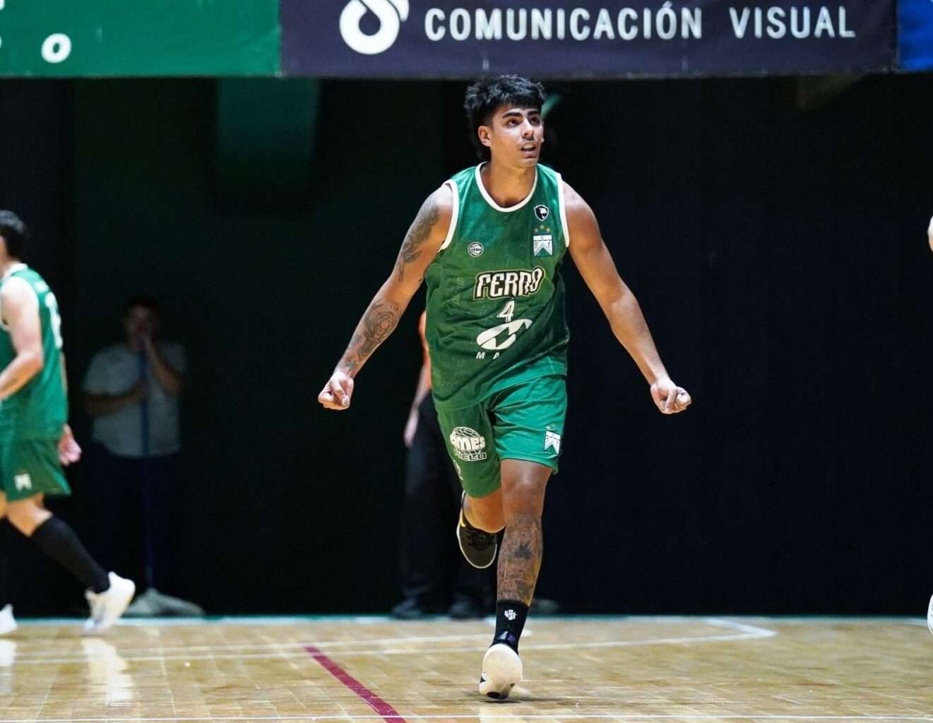 Emiliano Lezcano jugó 26m35s y 4 rebotes.